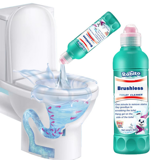 Toilet bathroom automatic cleaner - no scrubbing required. Even stubborn stains can be removed without brushing.