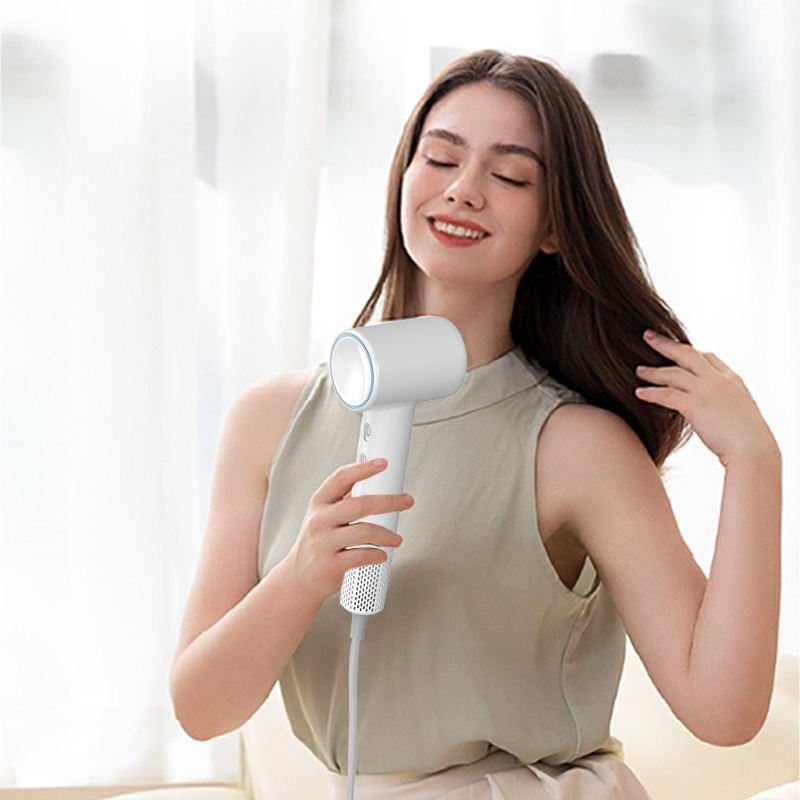 Titanium High-speed Hair Dryer 110,000 RPM Brushless Motor Blow Dryer w/ Ionic Technology 4 Temperature Settings Thermo Control Ergonomic Design, Perfect Present for Men Women Friend Family Gift August Back to School