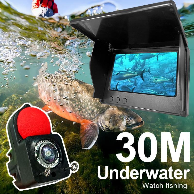 Underwater Hd Viewing Fishing Camera, Fish Finder with 4.3 Inch Screen and Waterproof Camera, Fall Gifts, Underwater Fishing Equipment, Fishing Stuff, for Fish Tank, Fish Aquarium, Fishing Supplies, Fishing Organizer Accessory, Fishing Gear Set