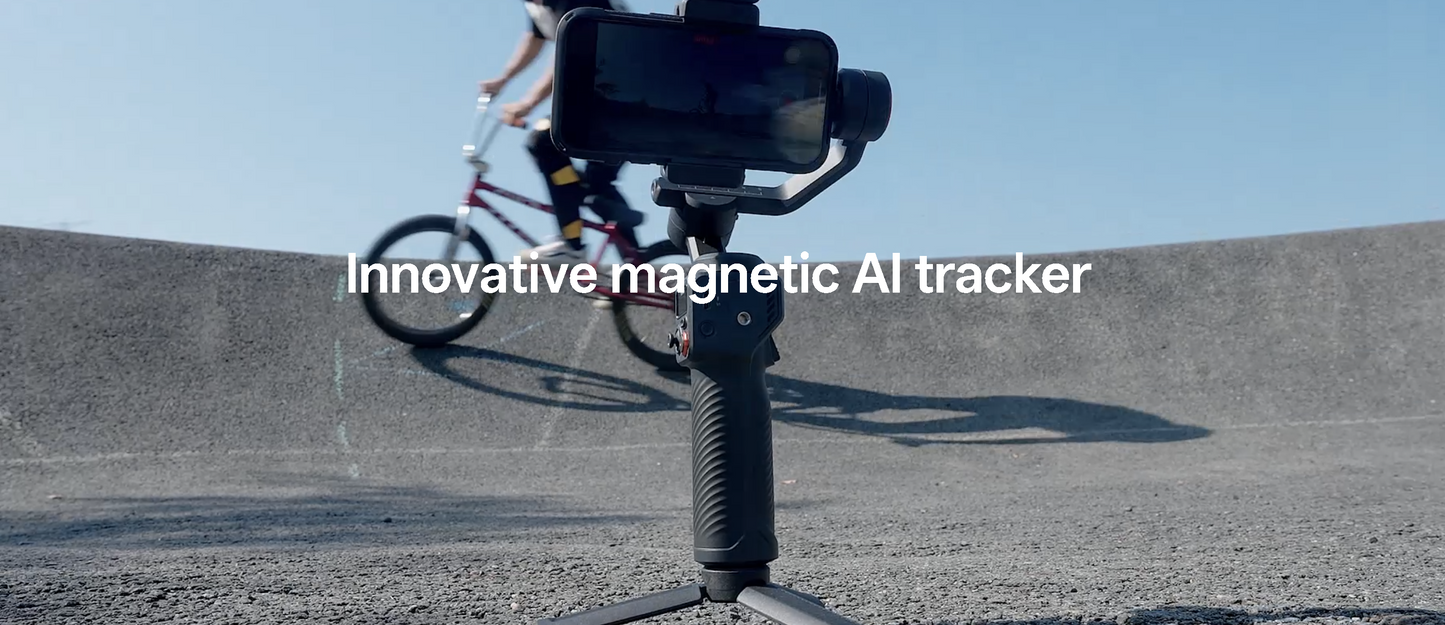 iSteady M6 can handle temperatures up to 45°C, offers offline tracking, strong anti-glare clarity, and AI-powered stabilization.It's specially designed for hot, weak-signal, and bright-light environments.