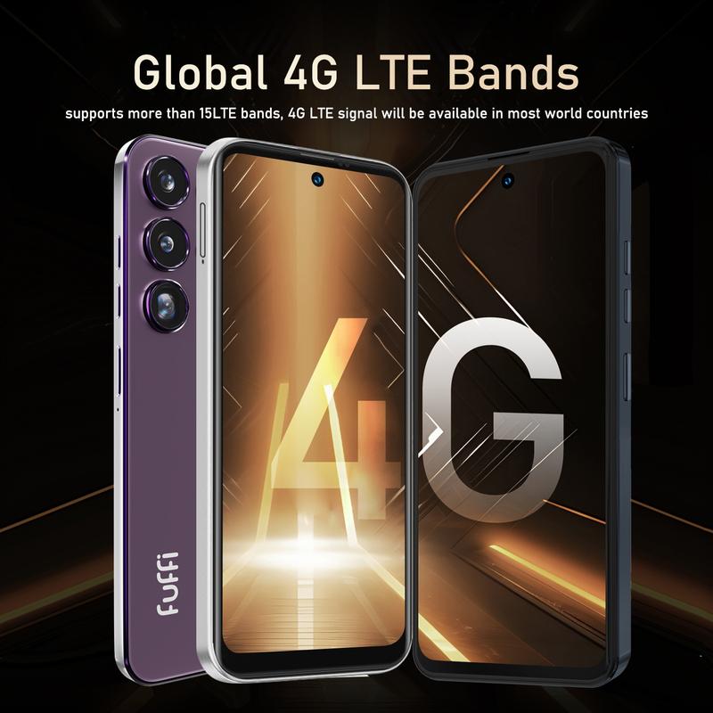 6.56 Inch Smartphone, 1 Count Unlocked 4G Network Android 10.0 Phone, Dual SIM Cards, Quad Core Processor, Fashion Phone for Gaming, Watching Movie