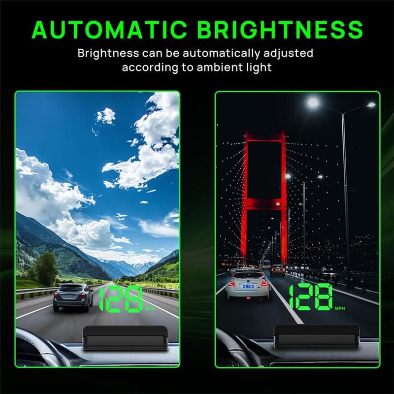 Head up Display Car GPS Digital Speedometer Car Truck Motorcycle Head Up Display Odometer HUD MPH Car Tools Accessory