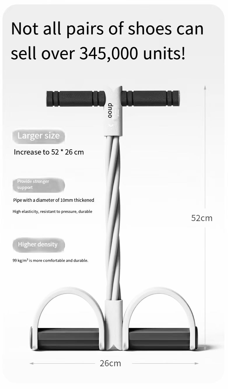 【flash sale】blue Multifunction Pedal Resistance Band, Elastic Pull Rope Fitness, Full-Body Workout at Home Gym, Exercise Sit-up, Yoga, Abdominal Training