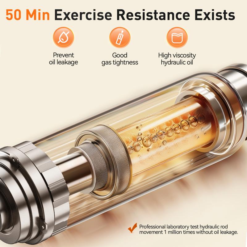 Niceday Stair Stepper for Exercise,Compact Hydraulic Stepper for Effective Cardio & Leg Workouts, Home Gym & Office Use, LCD Monitor, 300LB Weight Limit