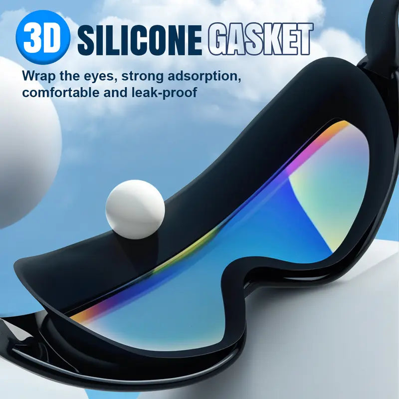 【Summer Essentials】swimming goggles  , Wide View Anti Fog&UV Swimming Goggles for Audlt, No Leaking Swim Glasses for Men Women Kids