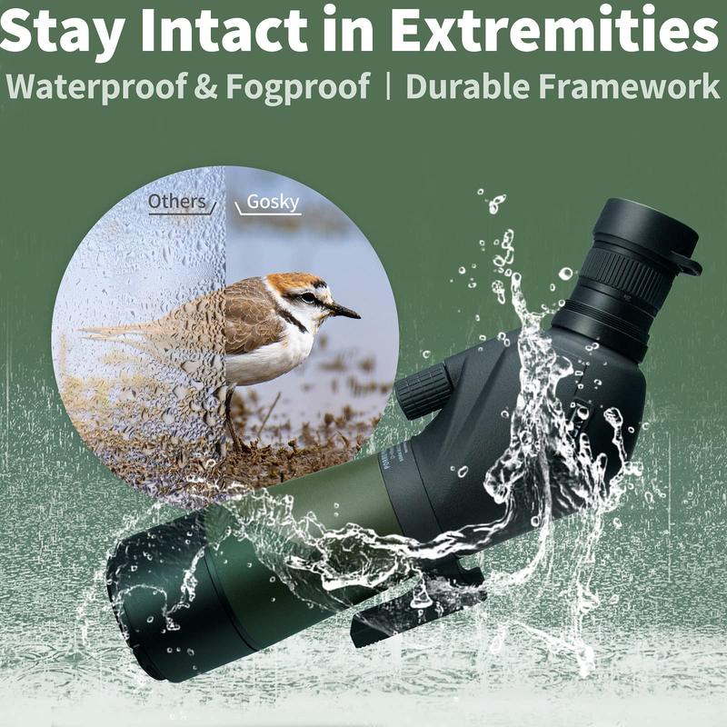 Updated 25-75x60 Spotting Scopes with Tripod, Carrying Bag and Quick Phone Holder Green #dealsforyoudays Telescopes