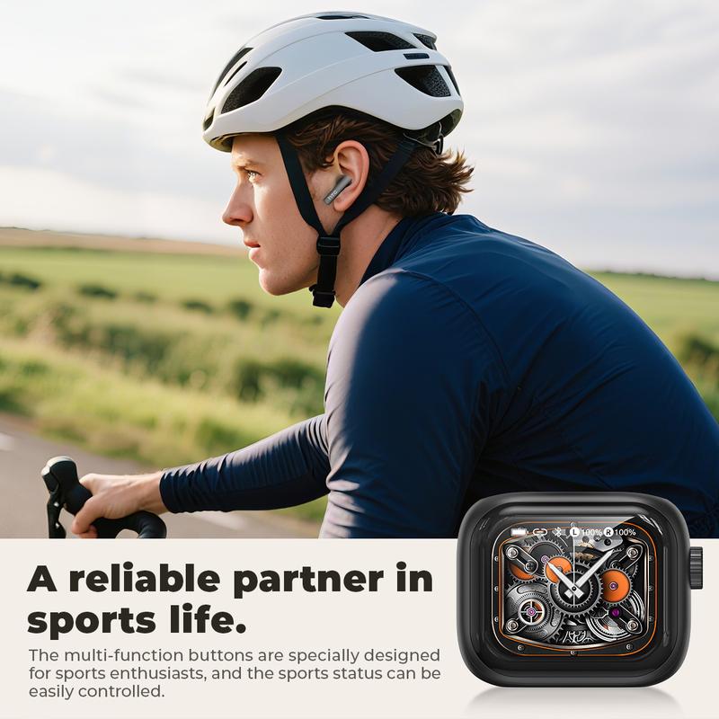 NE40 Wireless Earphones Bluetooth 6.0, LED Display High Fidelity, for Gaming, Office, Sports, Music & Phone Calls TWS Earbuds , IPX5 Waterproof Earphones, Built-in Microphone In Ear Earphones