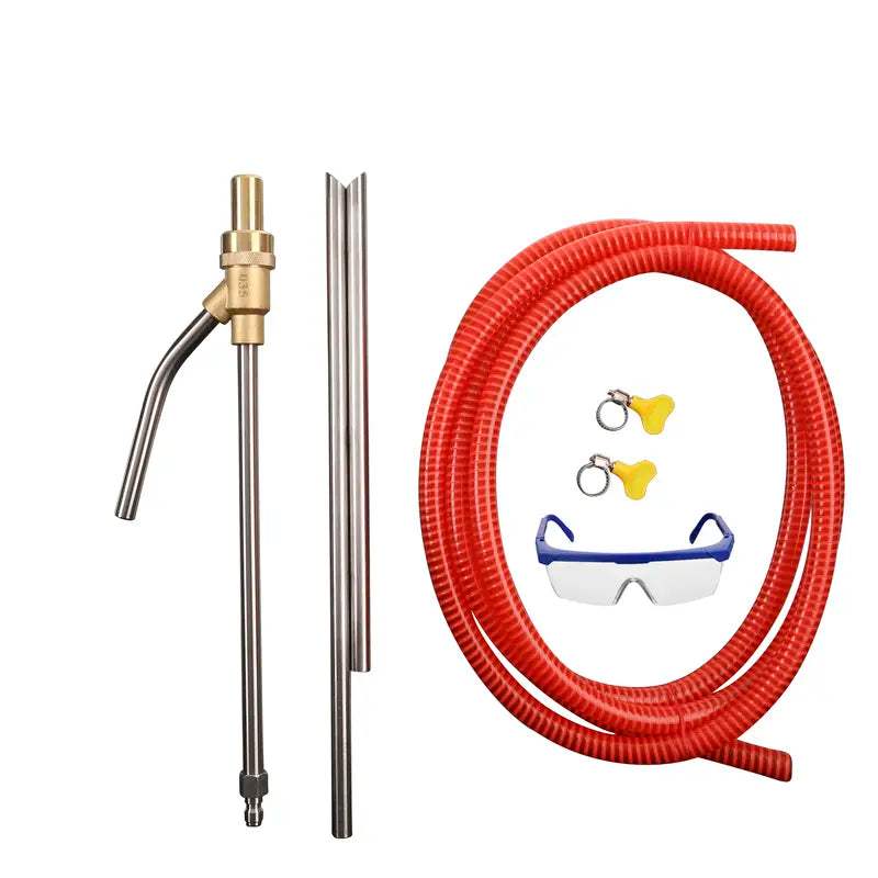 Wet Sandblaster Attachment Kit for Pressure Washers – 5000 PSI, 1/4" Quick Disconnect, Heavy Duty Cleaning Nozzle