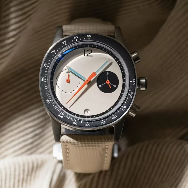 Men's High-Quality Quartz Watch with Large Dial – Fashionable & Modern Design