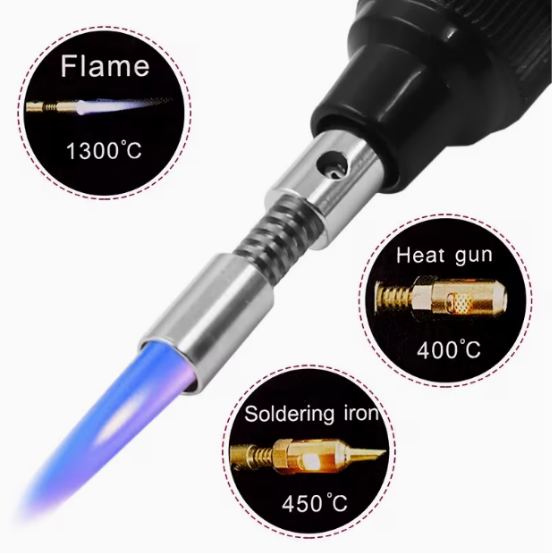 Portable Soldering Kit with Replaceable Tips – DIY Tool for Household Appliance Repair, Electronics, & Outdoor Emergencies