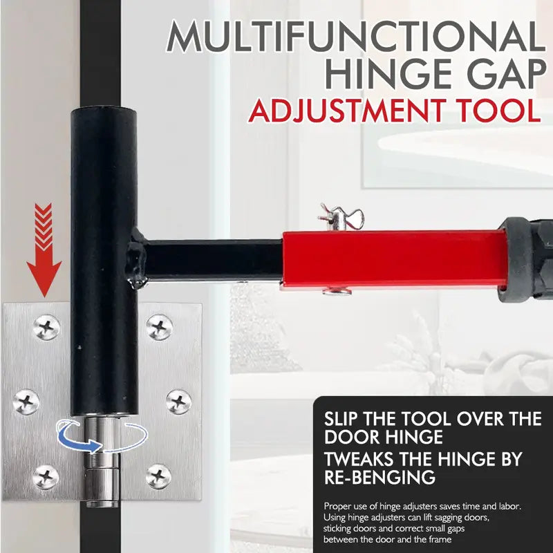 4-in-1 Hinge Adjustment Wrench Tool Kit – Adjustable, Professional Door Hinge Tool, Heavy Duty for Home & Commercial Use
