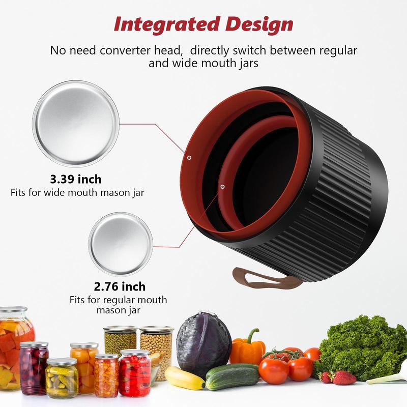 Suitable for Wide Mouth or Regular Mouth Mason Jars Storage Bottles & Jars s-Preserving Containers -Jar Sealers