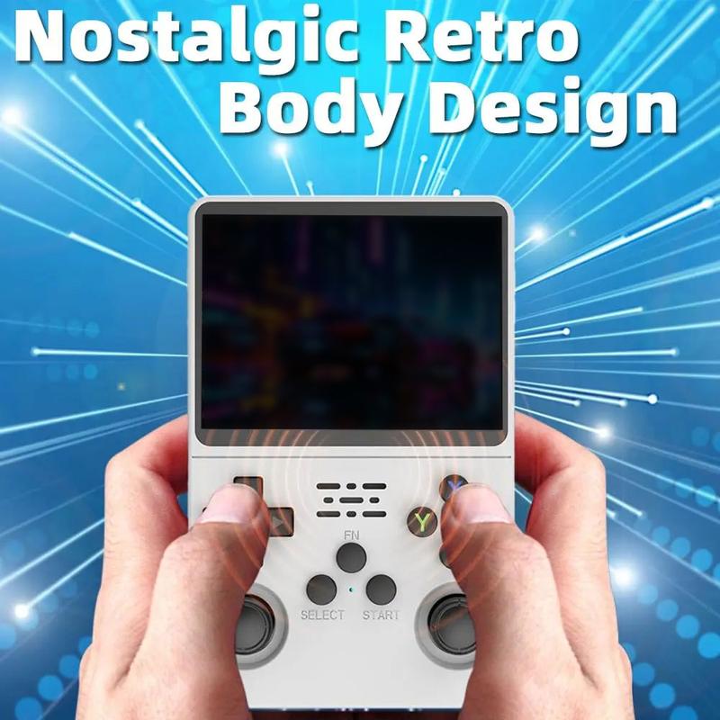 Video Handheld Game Console Linux System 3.5 in IPS Screen Built in 3000mAH Battery 32G+64G TF Card Preinstalled Gamess