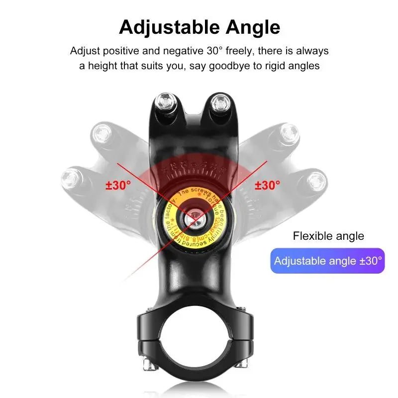 Motorcycle Handlebar Mount with Selfie Stick – Adjustable Bicycle Stem Clamp, Camera Bracket Adapter, Universal Holder for Cycling & Motorcycle Accessories