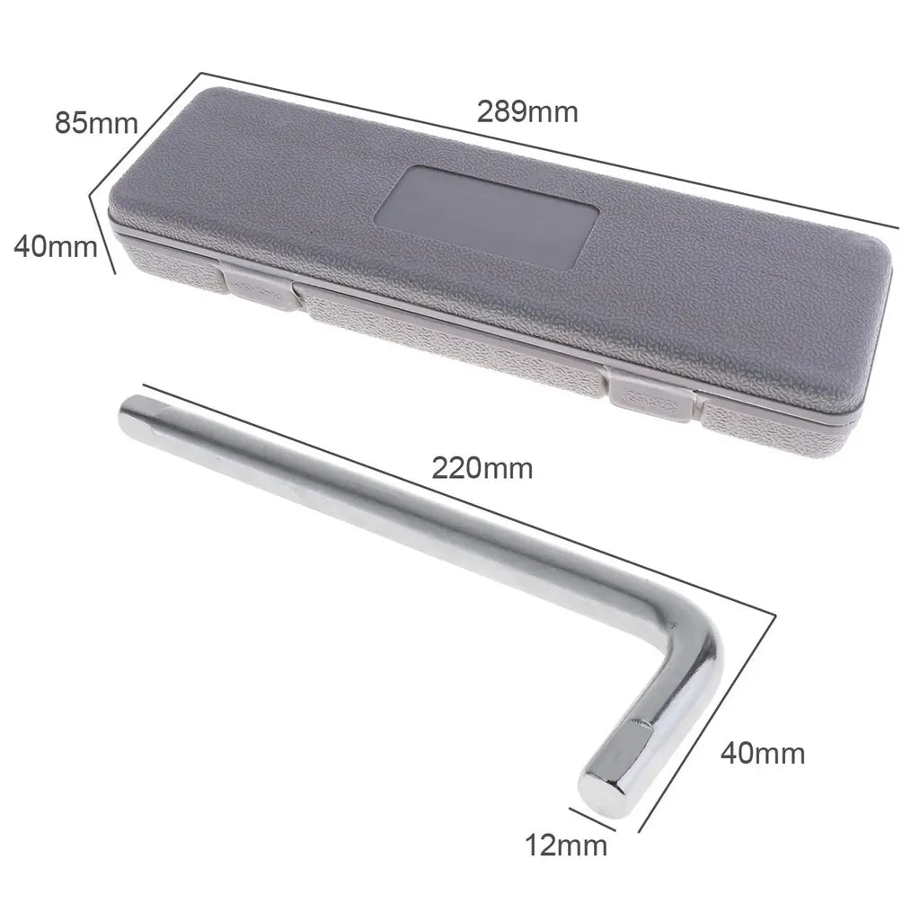 10-Piece 1/2-Inch L Curved Socket Wrench Set 8-21mm - Heavy Duty Chrome Sleeve Tool Kit for Motorcycle and Car Auto Repair