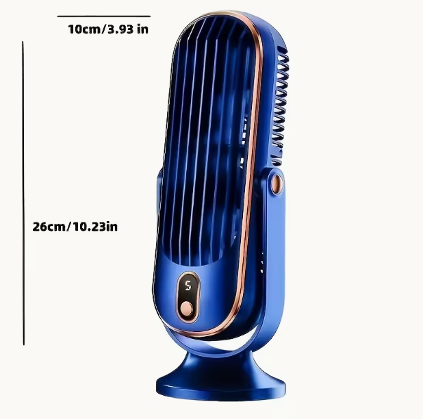 Dual Motor 720° All-Round Cooling Fan – Ultra Quiet USB Desk Fan, Ideal for Home, Office, Bedroom, Travel, Camping, RV & Outdoor