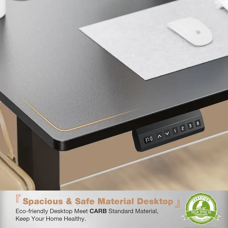 Sweet Furniture Electric Height Adjustable Standing Desk ,Modern Adjust table Sit to Stand Desk Computer Ergonomic Computer Workstation Gifts