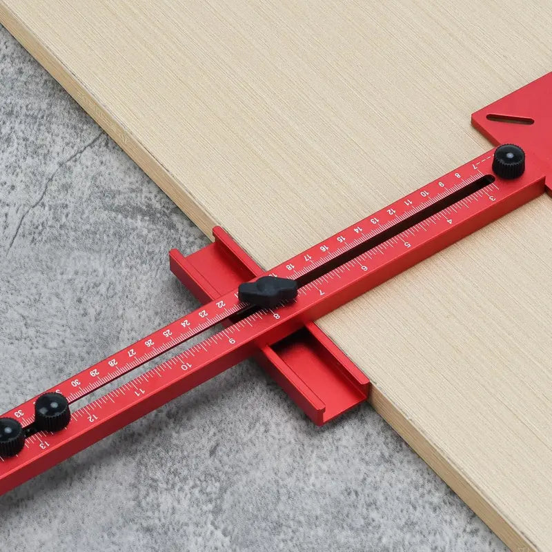 4-in-1 Router Milling Groove Bracket - Aluminum Alloy Circle Cutting Jig for Woodworking