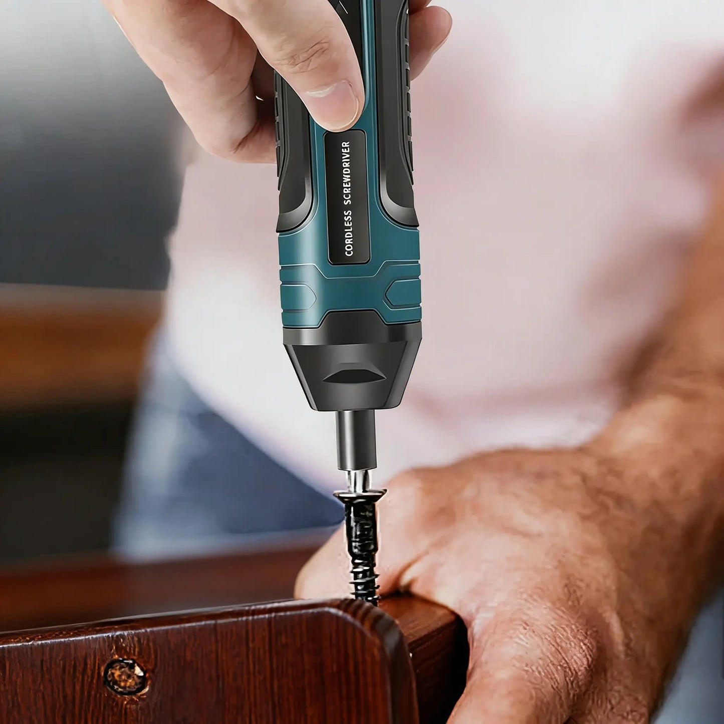 BoltWay 20-in-1 Electric Screwdriver Set - Rechargeable with Magnetic Bits and LED Light for DIY Repair
