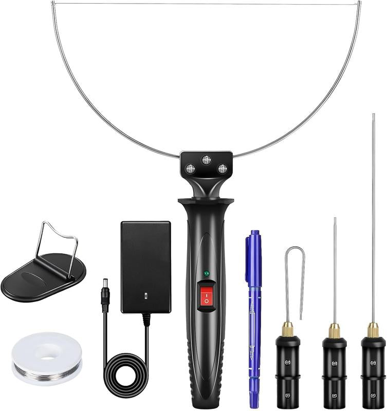 GOCHANGE 4 in 1 Foam Cutter Set, GOCHANGE Electric Cutting Machine Pen Tools Kit, 100-240V / 18W Styrofoam Cutting Pen With Electronic Voltage Transformer Adaptor