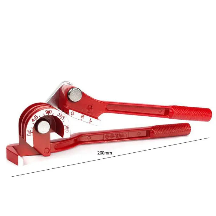 3-in-1 Tubing Bender – 0-180° Manual Pipe Bender, Fits 1/4", 5/16", 3/8" Copper, Aluminum, Brass & Thin Steel Pipes
