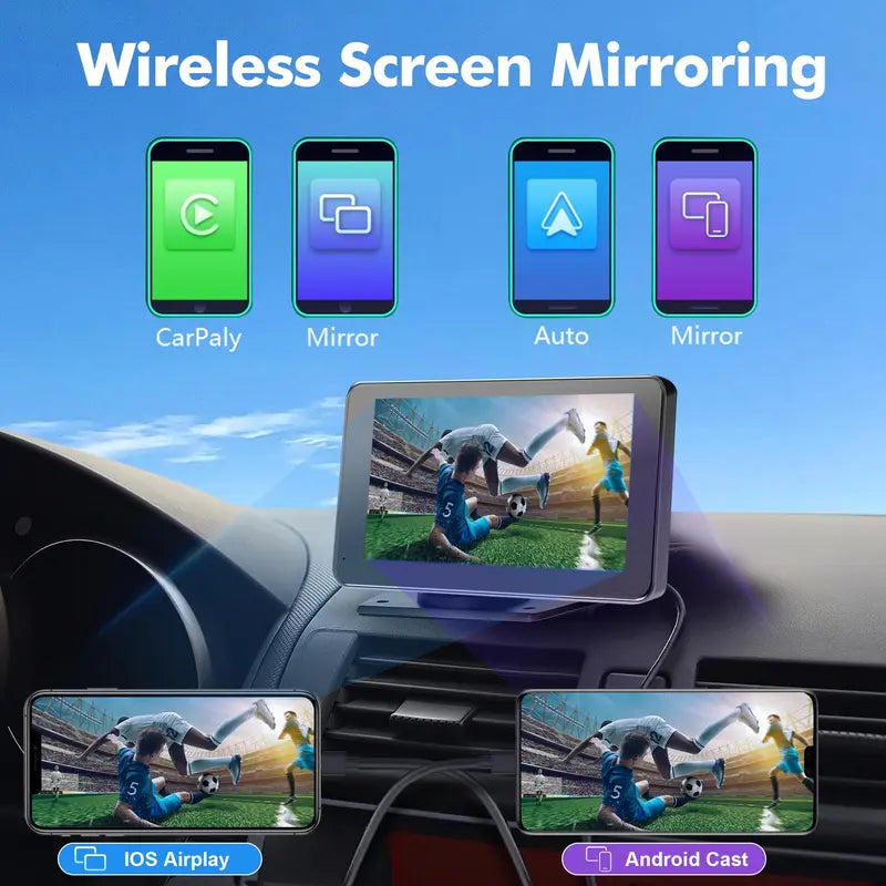 2025 Upgraded Wireless CarPlay Screen for Andriod & Iphone : The Ultimate Portable Car Play Adapter for Seamless In-Car Entertainment DealDiscovery