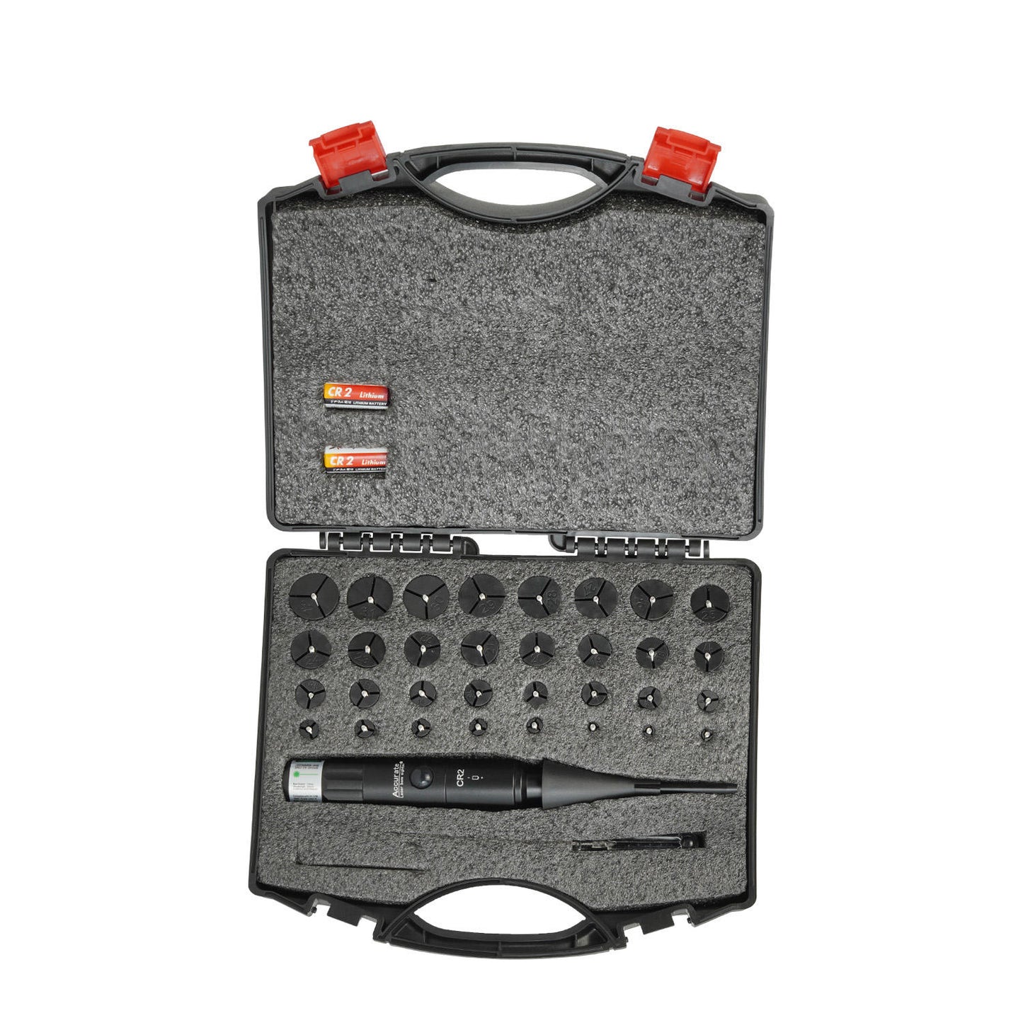 Professional Aperture Red Aiming Kit Aperture Aiming Suitable for 0.17 to 12GA Red with 32 adapters