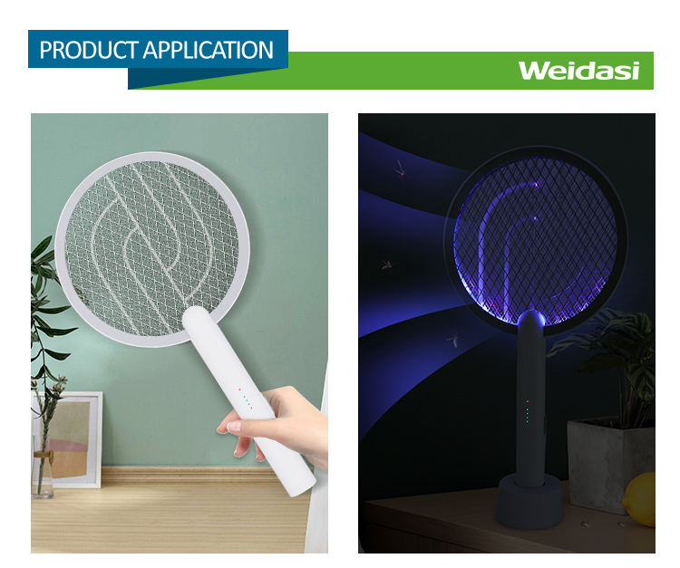 2025new  Electric Fly Swatter Racket, 1200mAh Smart Bug Zapper with USB Rechargeable Base, Powerful Mosquitoes Trap Lamp & Fly Killer with 3-Layer Safety Mesh for Home, Bedroom, Kitchen, Patio