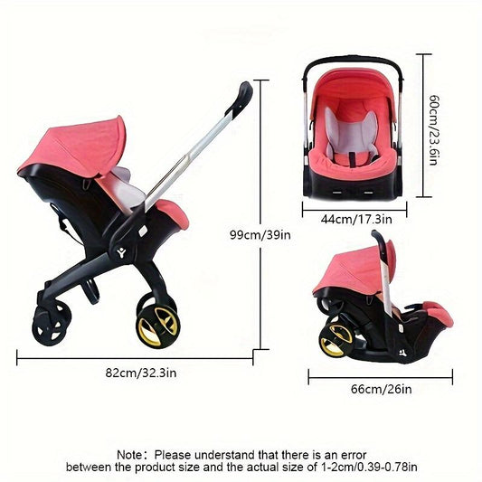 All In One Convertible Baby Stroller Without LatchBase -Toddler Stroller With Reversible Stroller Seat ;compact stroller carrinho de bebe affordable strollercompact stroller