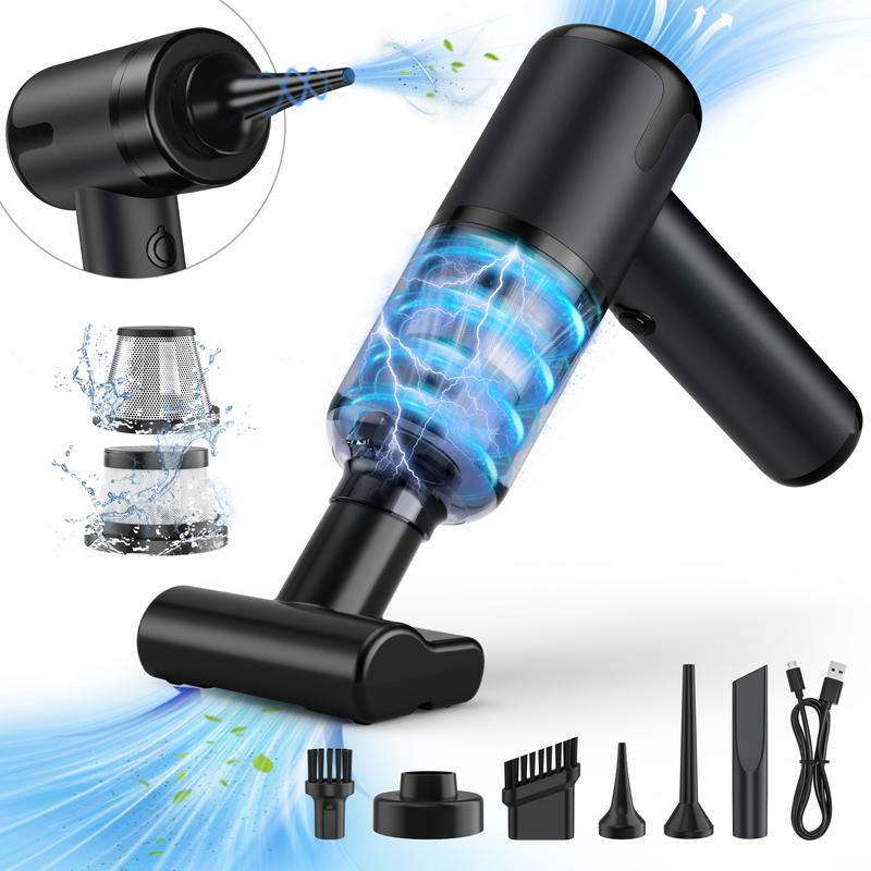 Handheld Car Vacuum Cleaner Portable Cordless 21000PA, Vacuum Cleaner with Multi-Nozzles, Mini Hand Held Vacuum Rechargeable for Home, Car, Pet, Office