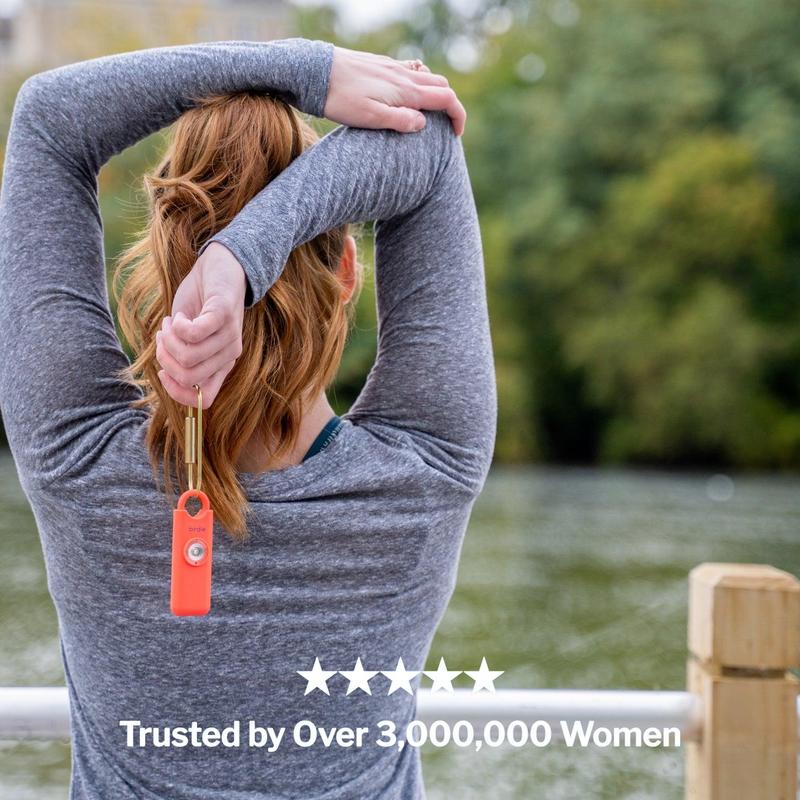 A personal safety alarm specially designed for children and women - with a loud volume, a flashing light, a keychain design, and multiple color options available.