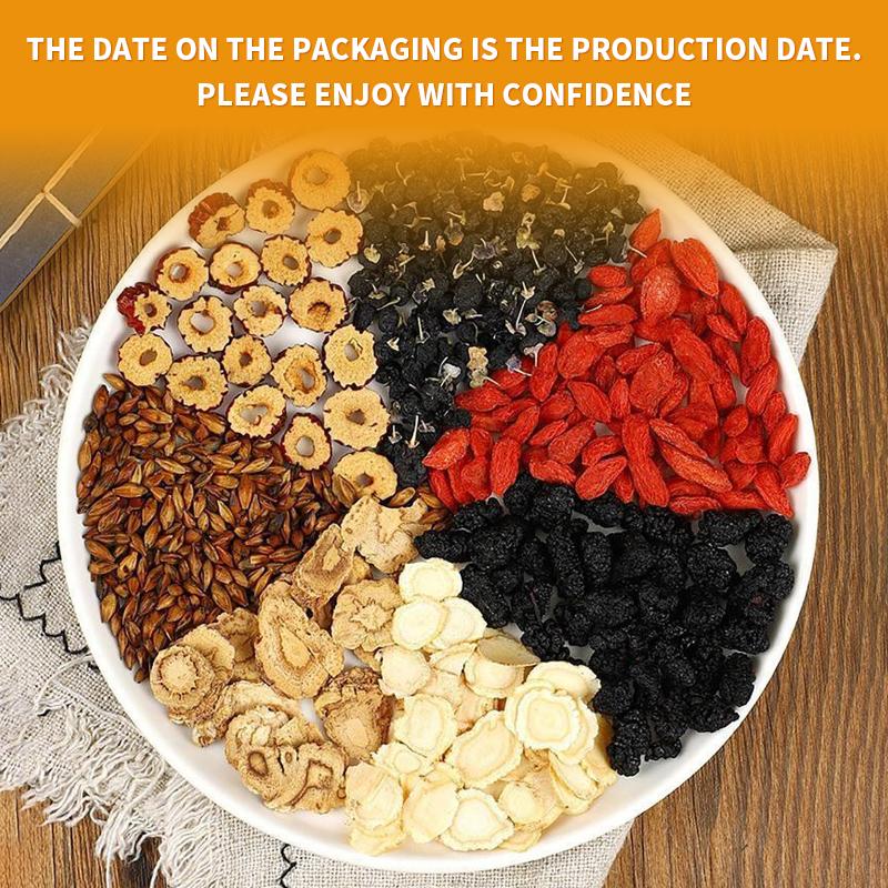 Kidney Tea Formula, Ginseng Six Treasures Tea Organic Kidney Cleanse Tea, Traditional Kidney Cleansing Tea for Men & Women