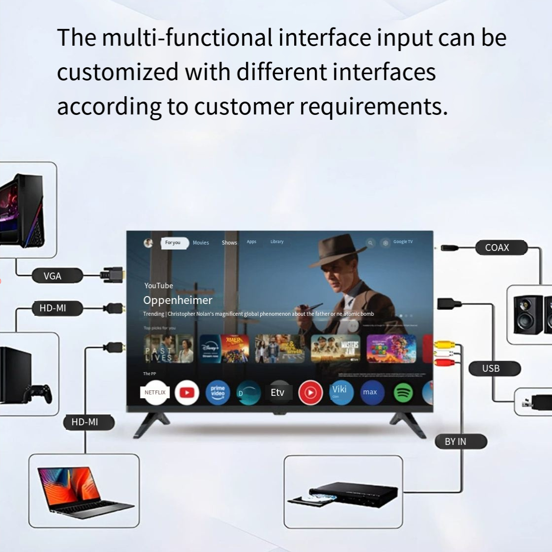 25New 43”  Frameless Android  Smart FHD LED TV