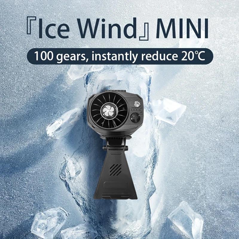 Lentorgi Portable Waist Fan, Cool Clip, Neck, Clip Fan, 27 hours long battery life, Detachable 4-speed 360° rotating LED night light (with 2 modes), USB rechargeable handheld fan for travel/car seat/bedroom use,Multifunction Electric Gifts