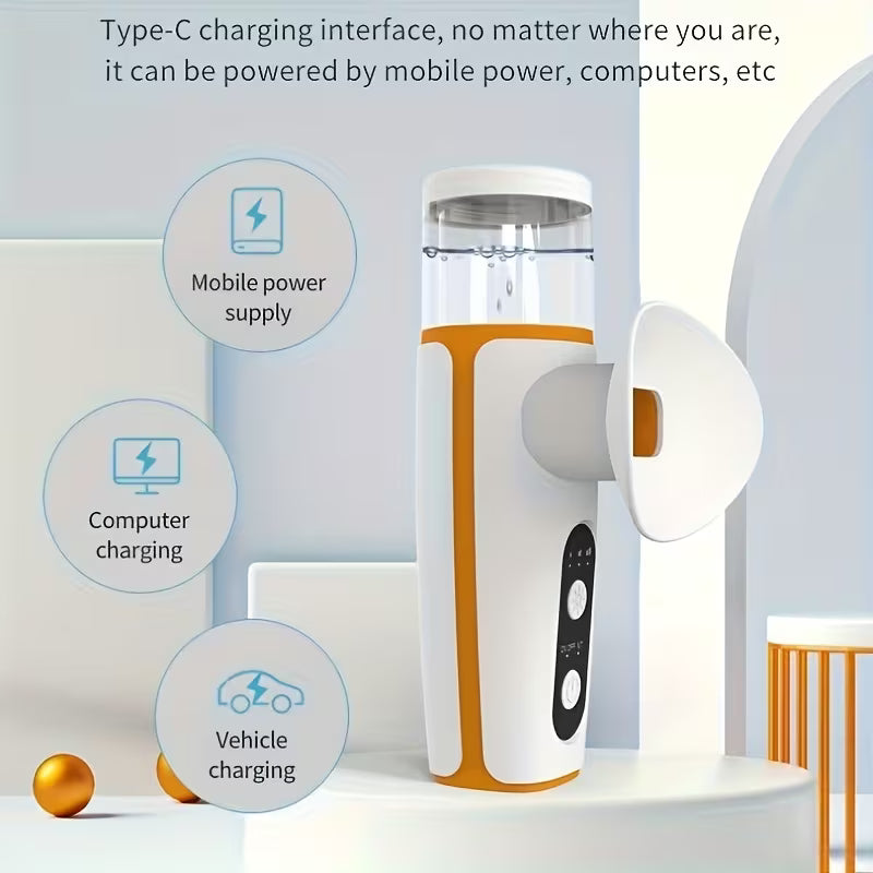 Rechargeable Hot & Cold Spray Eye Moisturizer – Portable Eye Humidifier Suitable for Indoor & Outdoor Use
