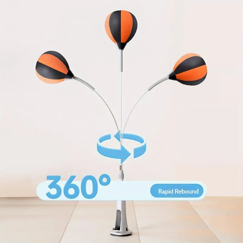 Premium Quality Boxing Speedball with Stand - Height Adjustable for Teens & Adults -360°Rebound for Stress Relief & Fitness -Ideal for Home Use in Bedrooms Living Rooms & Gardens