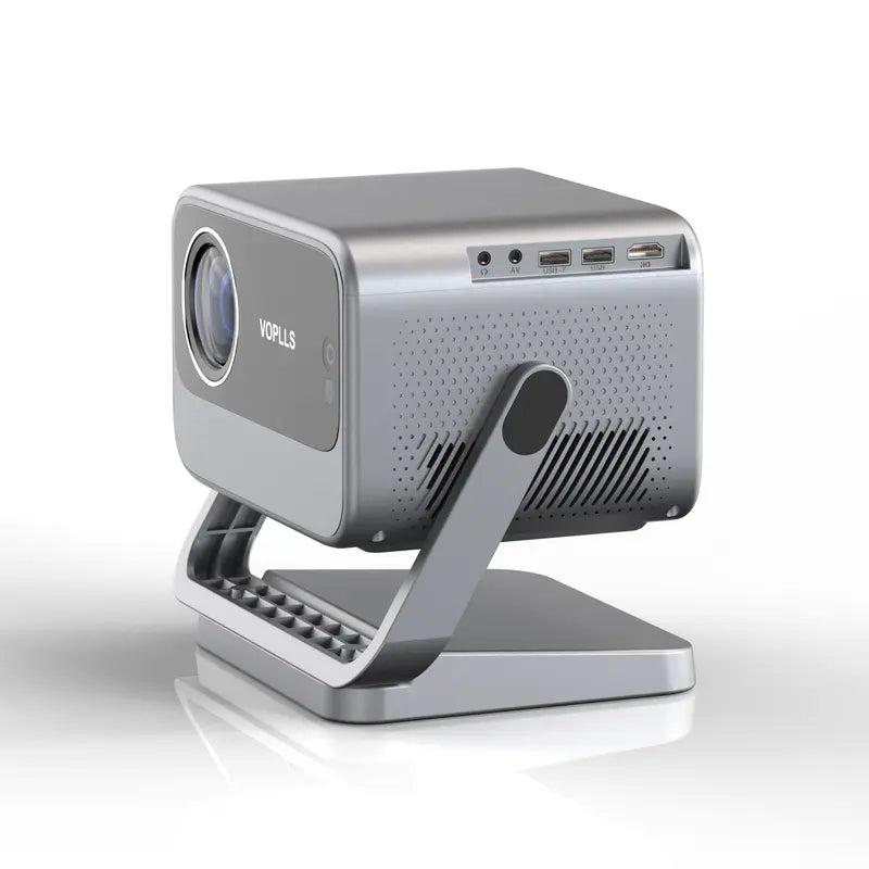 VOPLLS Netflix Certified Portable Projector Native 1080P Gaming | Outdoor Movie Mini Projector with Dual Auto Focus & Keystone Correction | 3D Dolby Audio, WiFi 6 & Bluetooth 5.0 | 50% Zoom for Home Theater, Camping, (600 ANSI Lumen, HDMI/USB-C)