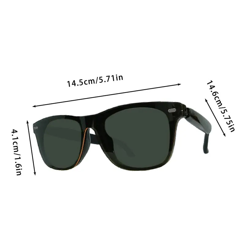 Multifunctional Wearable Smart Glasses, Wireless Headphone Smart Glasses for Listening To Music & Calling, Bluetooth-compatible Creative Sports Smart Glasses