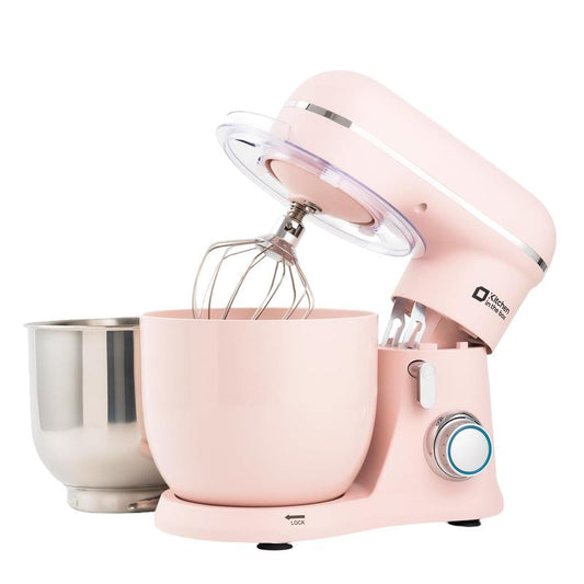 Kitchen in the Box Stand Mixer, 3.5QT Compact Electric Mixer with 2 Mixing Bowls, 10-Speed Tilt-Head, Dough Hook, Flat Beater, Whisk – Lightweight, Small Stand Mixer for Baking, Cooking, Daily Use