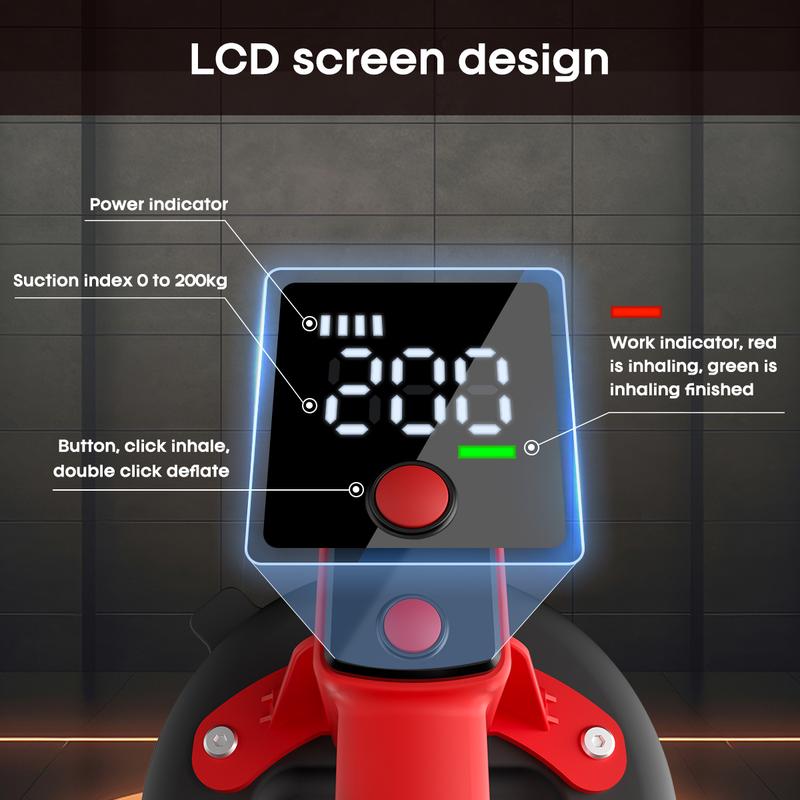 Tile Lifter, Two Battery packs. Electric Vacuum Suction Cup For Tiles, Stone, Wood, Glass, Concrete Pavers, Drywall. Lifts up to 440lbs