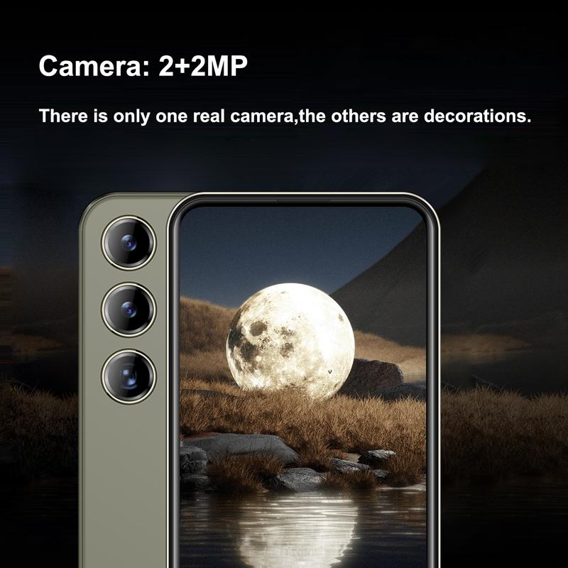 6.56 Inch Smartphone, 1 Count Unlocked 4G Network Android 10.0 Phone, Dual SIM Cards, Quad Core Processor, Fashion Phone for Gaming, Watching Movie