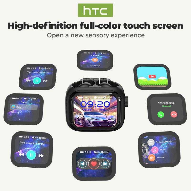 NE40 Wireless Earphones Bluetooth 6.0, LED Display High Fidelity, for Gaming, Office, Sports, Music & Phone Calls TWS Earbuds , IPX5 Waterproof Earphones, Built-in Microphone In Ear Earphones