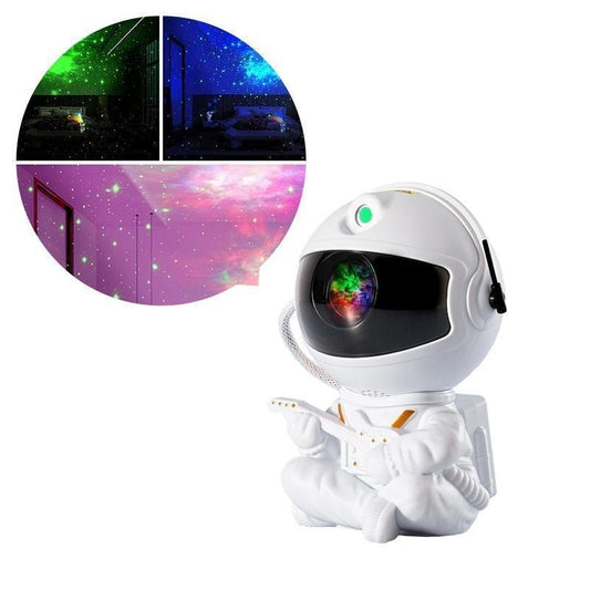 Nebula Astronaut Water Wave LED Projector for Home Decor, 1 Piece Cozy Corner Decor Starry Sky Galaxy Projector Lamp with Nebula Effects, Mini Spaceman Projector Atmosphere Desk Light for Home Room Decor, Room Decorations