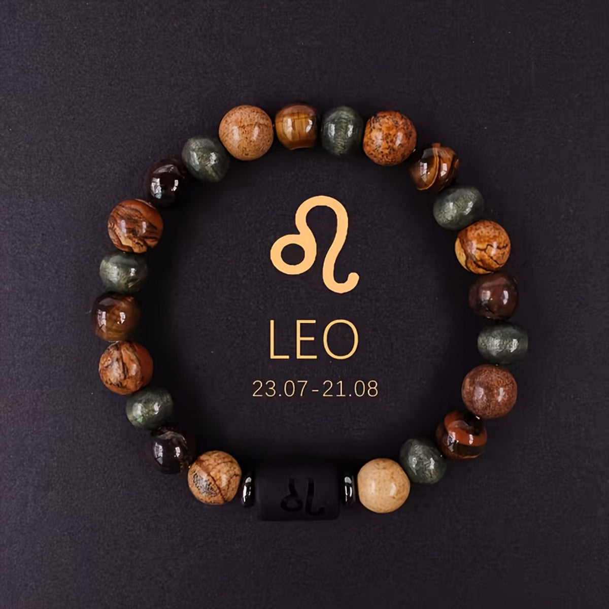1pc 12 constellations bracelet natural stone beaded bracelet image 11