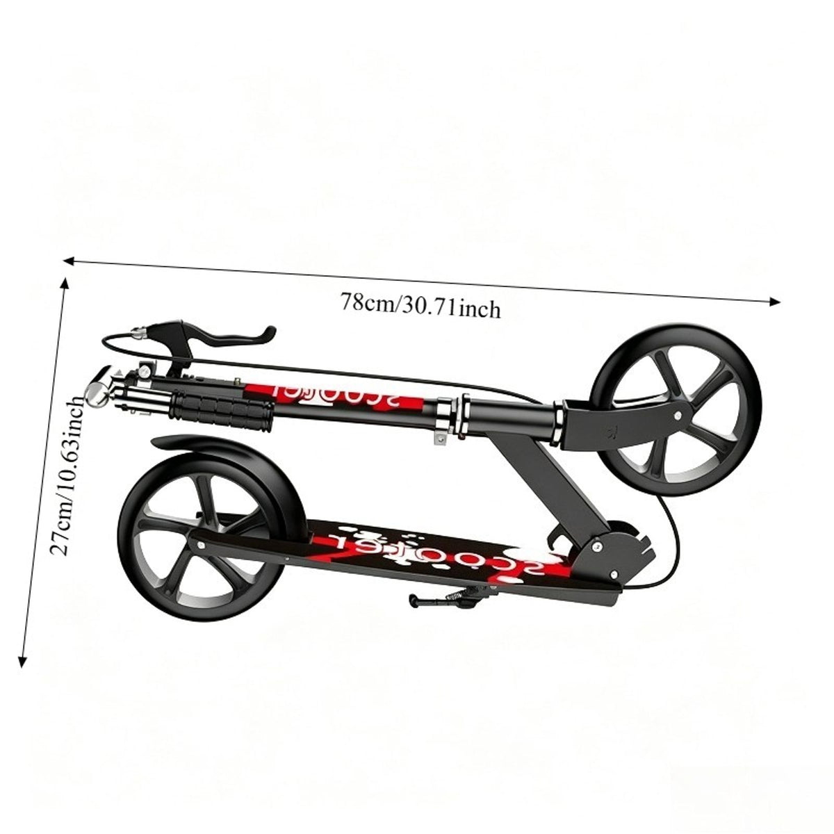 2026 new model adjustable height folding scooter 4 level image 13