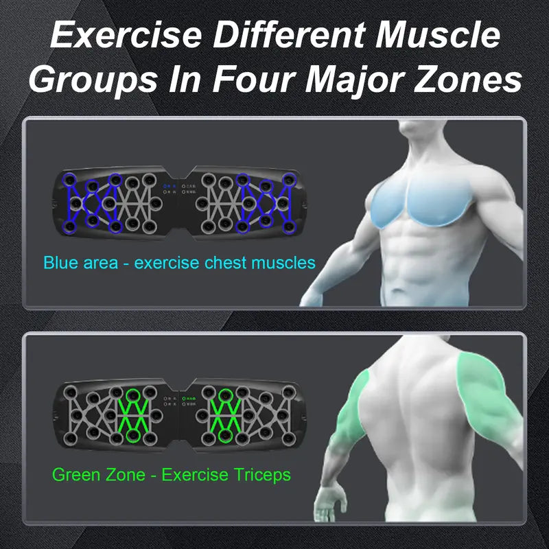 Multifunctional Push Up Trainer Board with Ergonomic Design for Chest Muscle Strength Boost Home Gym Workout Efficiency Comfortable Exercise