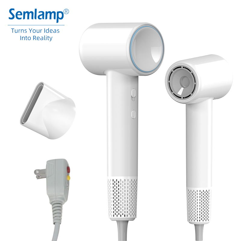 Titanium High-speed Hair Dryer 110,000 RPM Brushless Motor Blow Dryer w/ Ionic Technology 4 Temperature Settings Thermo Control Ergonomic Design, Perfect Present for Men Women Friend Family Gift August Back to School