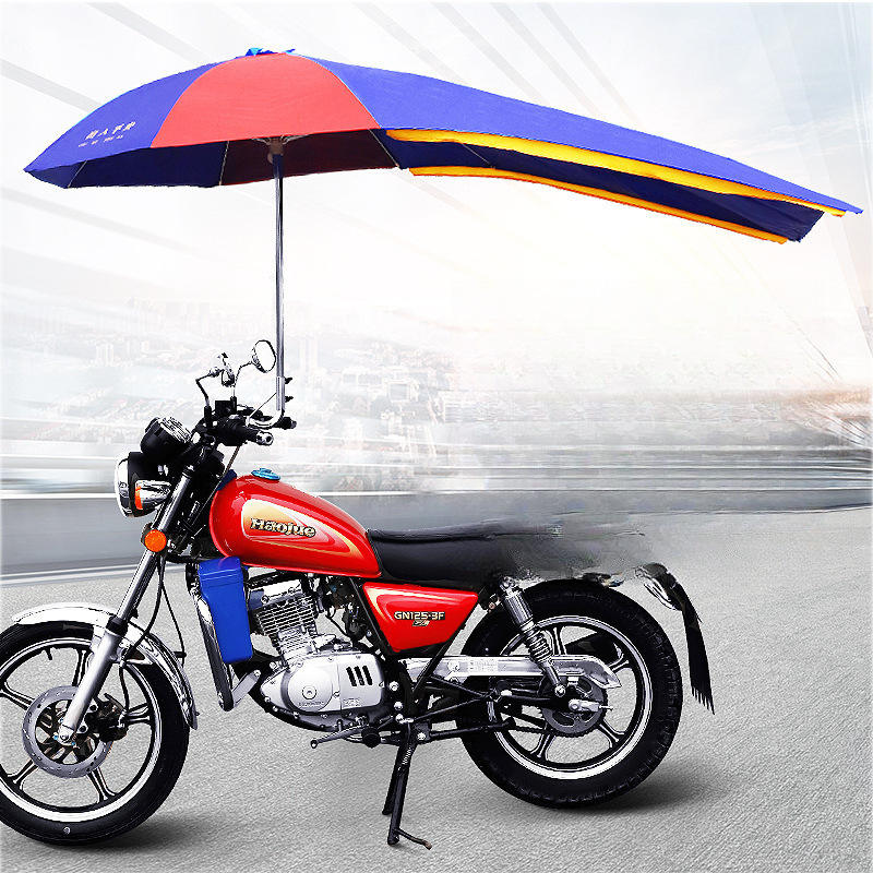 Electric vehicle sunshade umbrella, thickened for rain protection, three-wheeled vehicle, rain umbrella, motorcycle umbrella