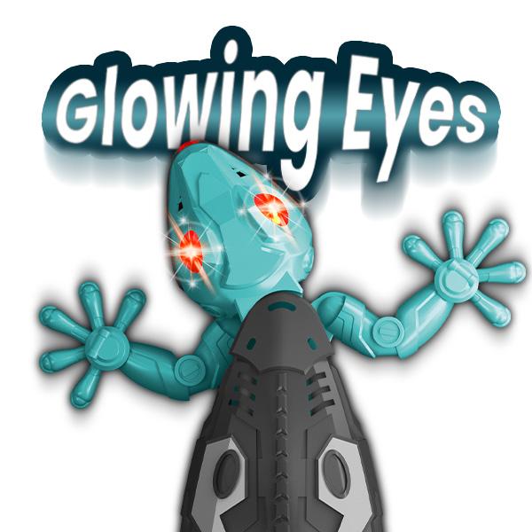 Wall Crawler Gecko, Winktoys Remote Control Toy, Electric Lizard Toy with LED Glowing Eyes, 360° Spin, Animal Toy, Fun Indoor Toy, Gift Idea, Party Toy, Cool Gifts, Family Fun