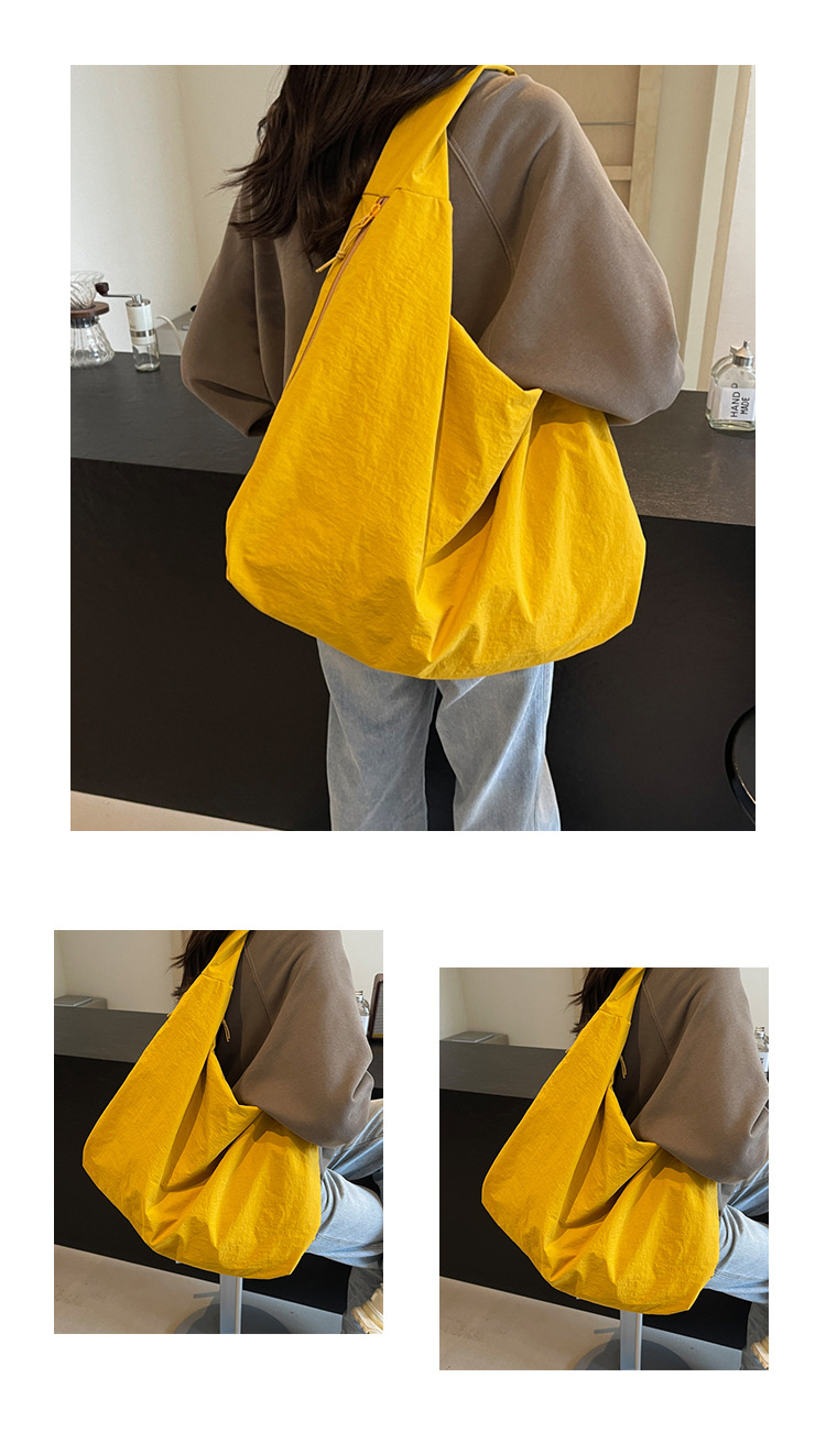 Women's Solid Color Textured Draped Tote Bag, Back To School, Large Capacity Shoulder Bag for Work & Daily Used, Casual Trendy Versatile High-quality Daily Commuting Bag